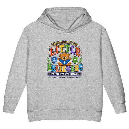 University Of Little Believers Christian University Toddler Pullover Hooded Sweatshirt - ClaimedbyGodDesigns