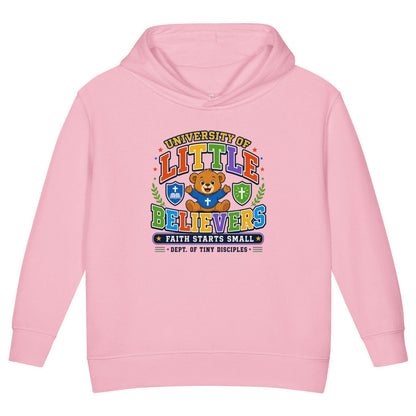 University Of Little Believers Christian University Toddler Pullover Hooded Sweatshirt - ClaimedbyGodDesigns