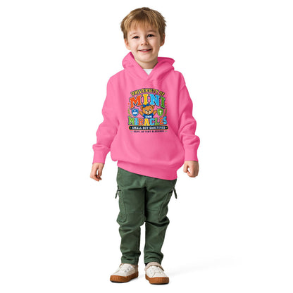 University Of Mini Miracles Christian University Toddler Pullover Hooded Sweatshirt - ClaimedbyGodDesigns