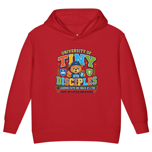 University Of Tiny Disciples Christian University Toddler Pullover Hooded Sweatshirt - ClaimedbyGodDesigns