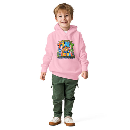University Of Tiny Disciples Christian University Toddler Pullover Hooded Sweatshirt - ClaimedbyGodDesigns