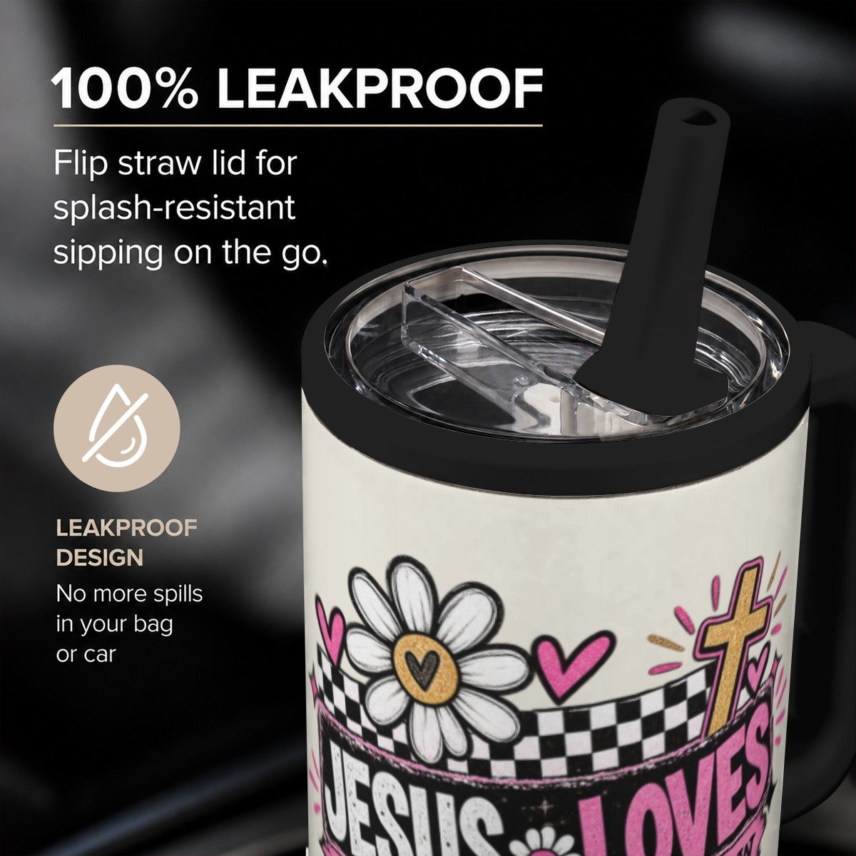 Jesus Loves You More Than You Know Christian 40oz Tumbler - Claimed by God Designs