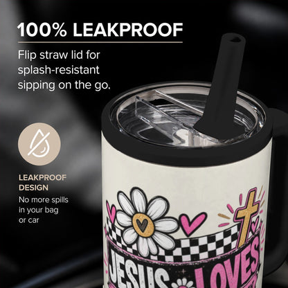 Jesus Loves You More Than You Know Christian 40oz Tumbler - Claimed by God Designs