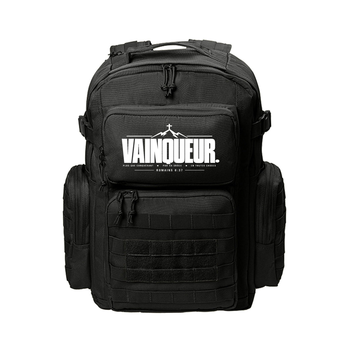 Vainqueur Christian Backpack with Bible Verse Inspiration – Claimed by ...