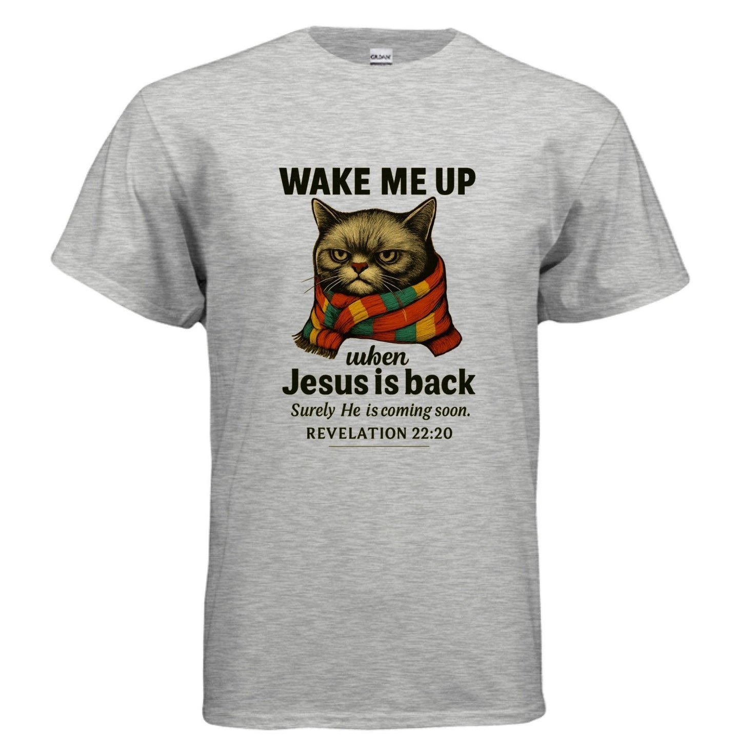 Wake Me Up When He Is Back Funny Unisex Christian T-shirt - ClaimedbyGodDesigns