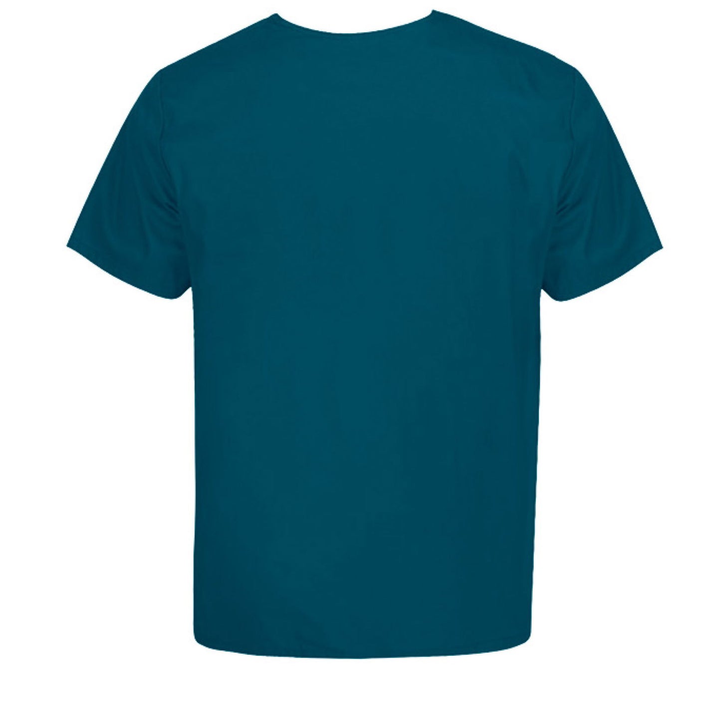 Walk By Faith Unisex 1-Pocket Tuckable V-Neck Medical Scrub Top - ClaimedbyGodDesigns