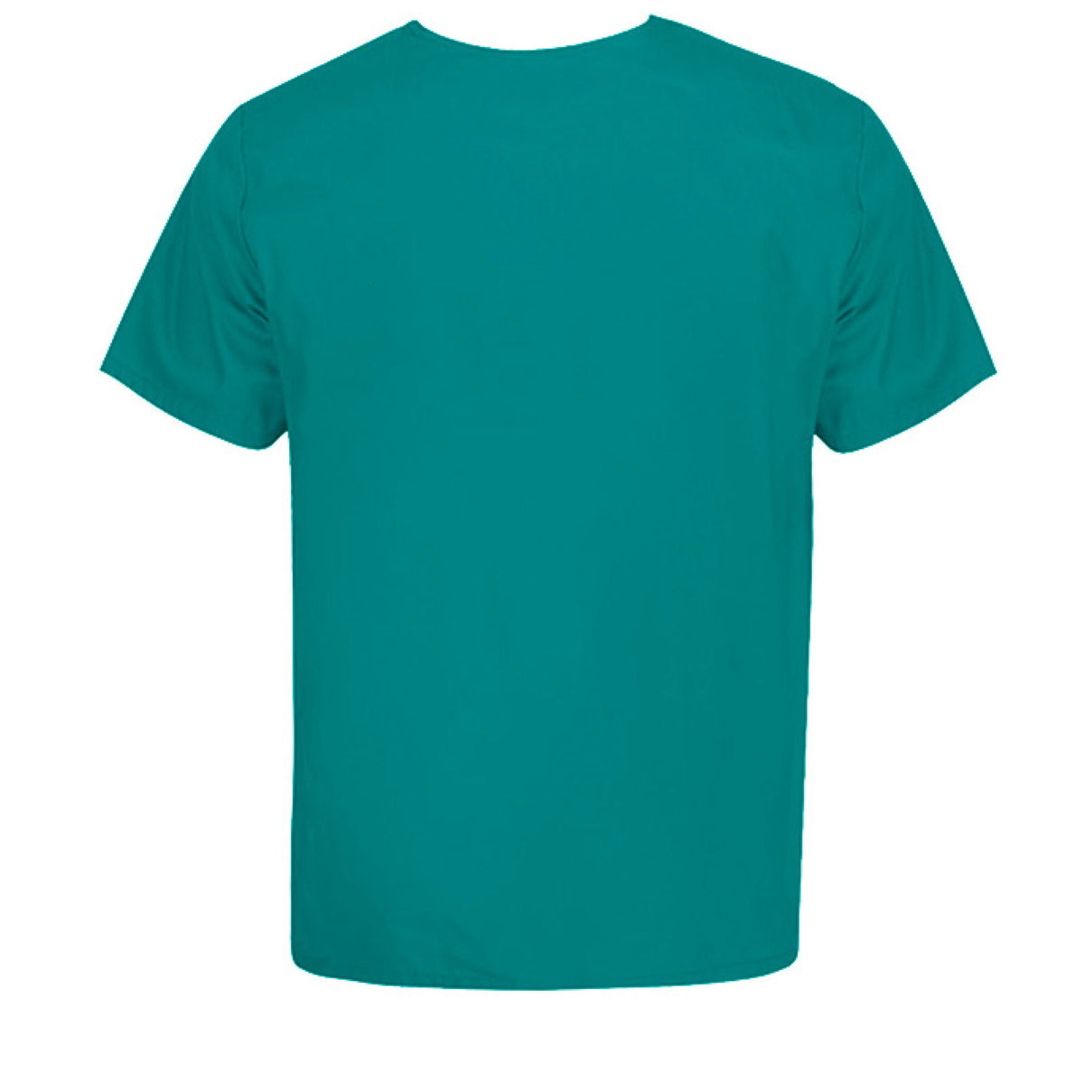 Walk By Faith Unisex 1-Pocket Tuckable V-Neck Medical Scrub Top - ClaimedbyGodDesigns