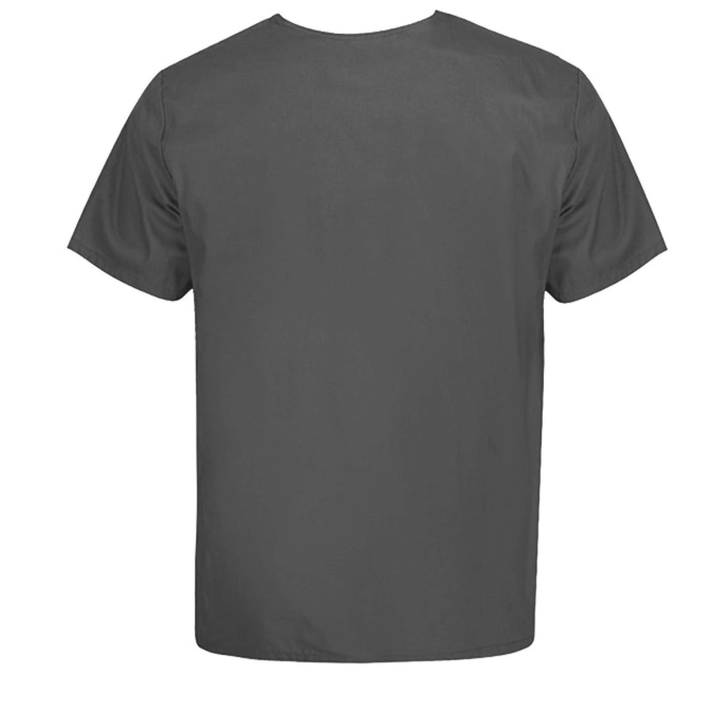 Walk By Faith Unisex 1-Pocket Tuckable V-Neck Medical Scrub Top - ClaimedbyGodDesigns