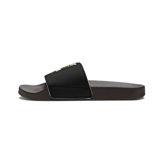 Walking With Jesus Men's PU Christian Slide Sandals - ClaimedbyGodDesigns