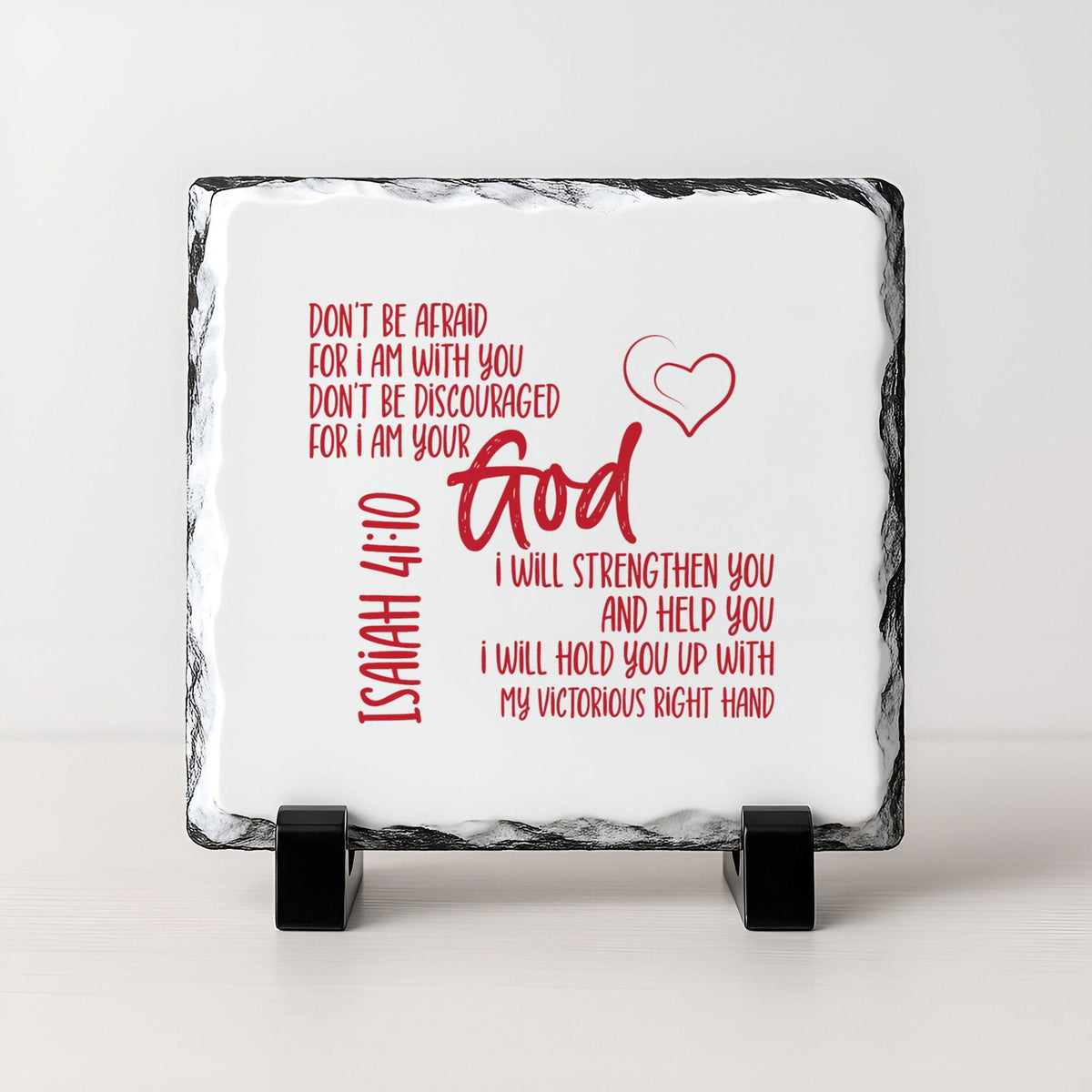 Warrior of God Keepsake Slate & Candle Christian Gift Set - ClaimedbyGodDesigns