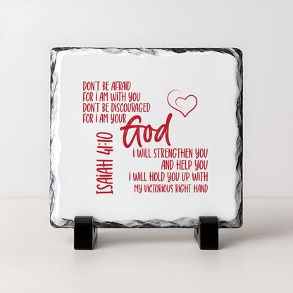 Warrior of God Keepsake Slate & Candle Christian Gift Set - ClaimedbyGodDesigns