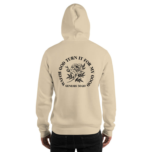 Watch Him Turn It Unisex Christian Hooded Sweatshirt - ClaimedbyGodDesigns
