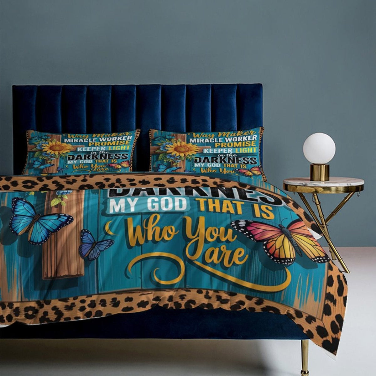 Waymaker 3-Piece Christian Comforter Bedding Set - ClaimedbyGodDesigns