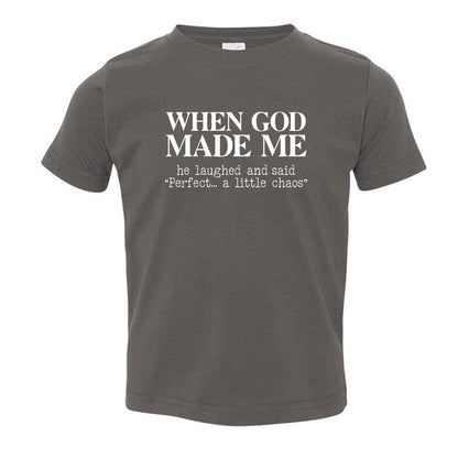 When God Made Me Toddler Christian T-shirt - ClaimedbyGodDesigns