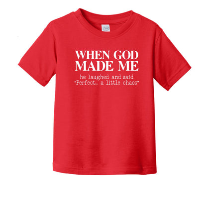 When God Made Me Toddler Christian T-shirt - ClaimedbyGodDesigns