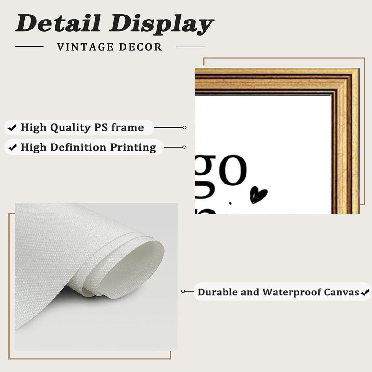 When you go through deep waters i will be with you Christian Canvas - ClaimedbyGodDesigns