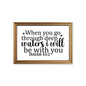 When you go through deep waters i will be with you Christian Canvas - ClaimedbyGodDesigns