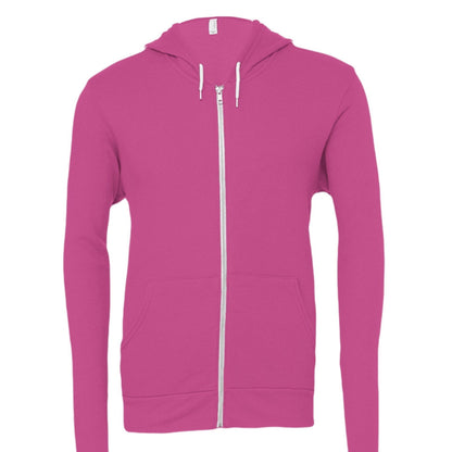 Wired For Worship Unisex Christian Full-Zip Hooded Sweatshirt - ClaimedbyGodDesigns