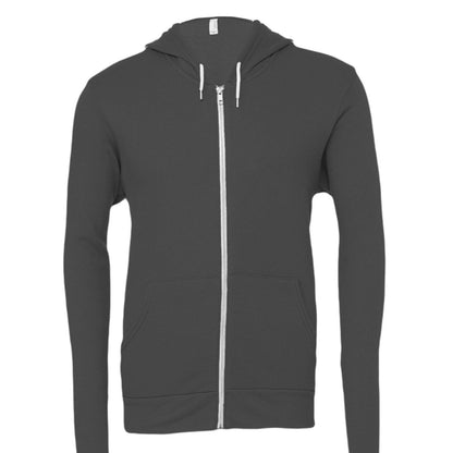 Wired For Worship Unisex Christian Full-Zip Hooded Sweatshirt - ClaimedbyGodDesigns