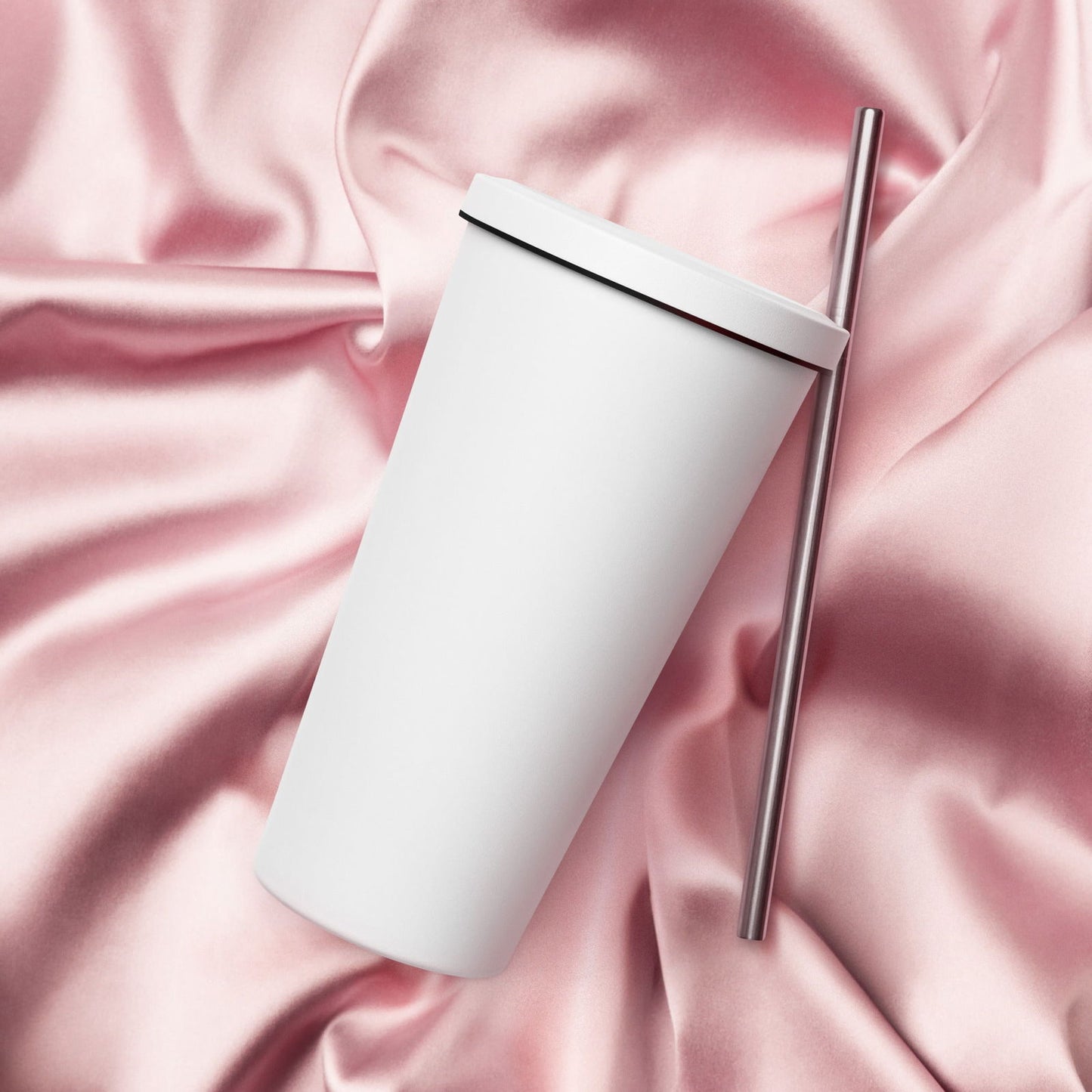 With God All Things Are Possible Christian Insulated 20oz Tumbler with a straw - ClaimedbyGodDesigns
