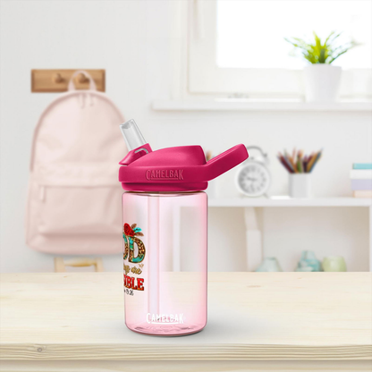 With God All Things Are Possible Christian Kids Water Bottle - ClaimedbyGodDesigns