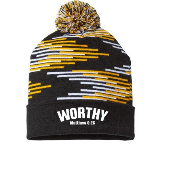 Worthy Adult Christian Beanie - ClaimedbyGodDesigns