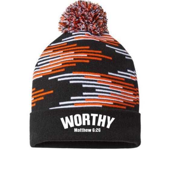 Worthy Adult Christian Beanie - ClaimedbyGodDesigns