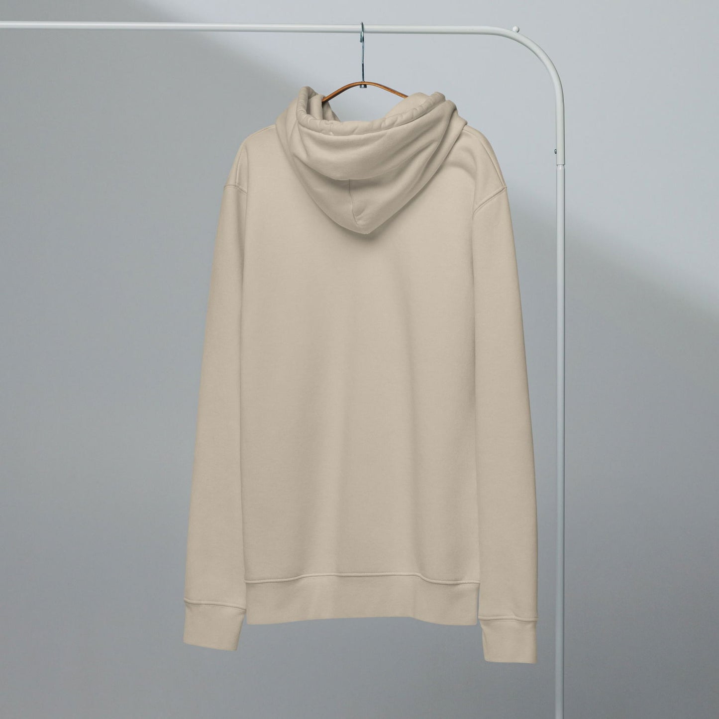 WwJD Unisex Christian essential organic hooded sweatshirt - ClaimedbyGodDesigns