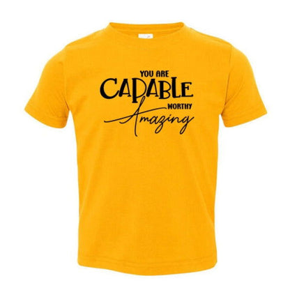 You Are Amazing Toddler Christian T-shirt - ClaimedbyGodDesigns