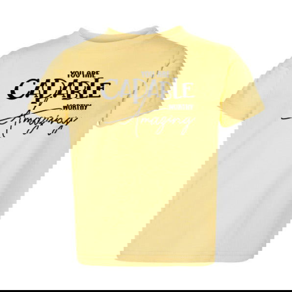 You Are Amazing Toddler Christian T-shirt - ClaimedbyGodDesigns