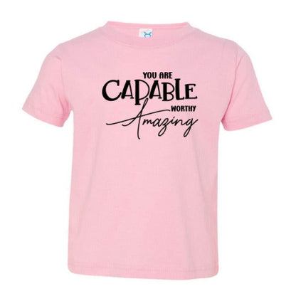 You Are Amazing Toddler Christian T-shirt - ClaimedbyGodDesigns