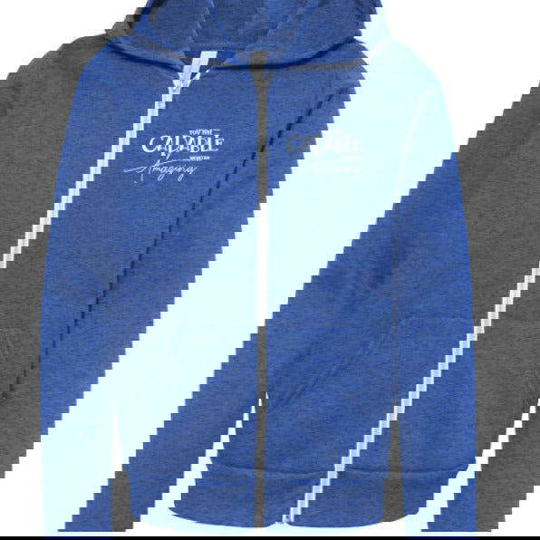 You Are Amazing Youth Christian Sponge Fleece Full-Zip Hooded Sweatshirt - ClaimedbyGodDesigns