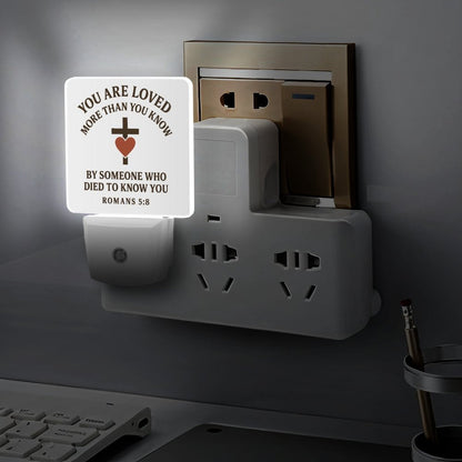 You Are Loved More Than You Know Christian Night Light For Kids - ClaimedbyGodDesigns