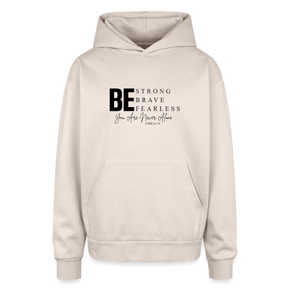 You Are Never Alone Unisex Christian Oversized Hooded Sweatshirt - ClaimedbyGodDesigns