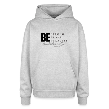 You Are Never Alone Unisex Christian Oversized Hooded Sweatshirt - ClaimedbyGodDesigns