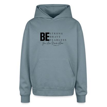 You Are Never Alone Unisex Christian Oversized Hooded Sweatshirt - ClaimedbyGodDesigns