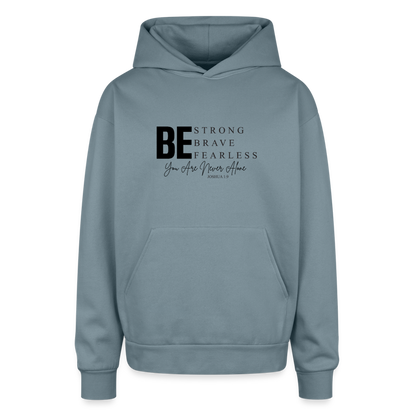 You Are Never Alone Unisex Christian Oversized Hooded Sweatshirt - ClaimedbyGodDesigns