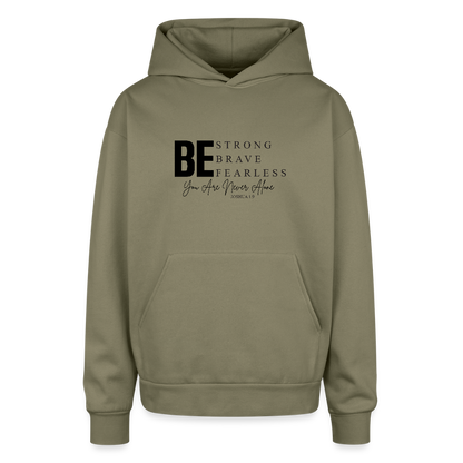 You Are Never Alone Unisex Christian Oversized Hooded Sweatshirt - ClaimedbyGodDesigns