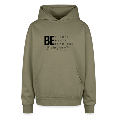 You Are Never Alone Unisex Christian Oversized Hooded Sweatshirt - ClaimedbyGodDesigns