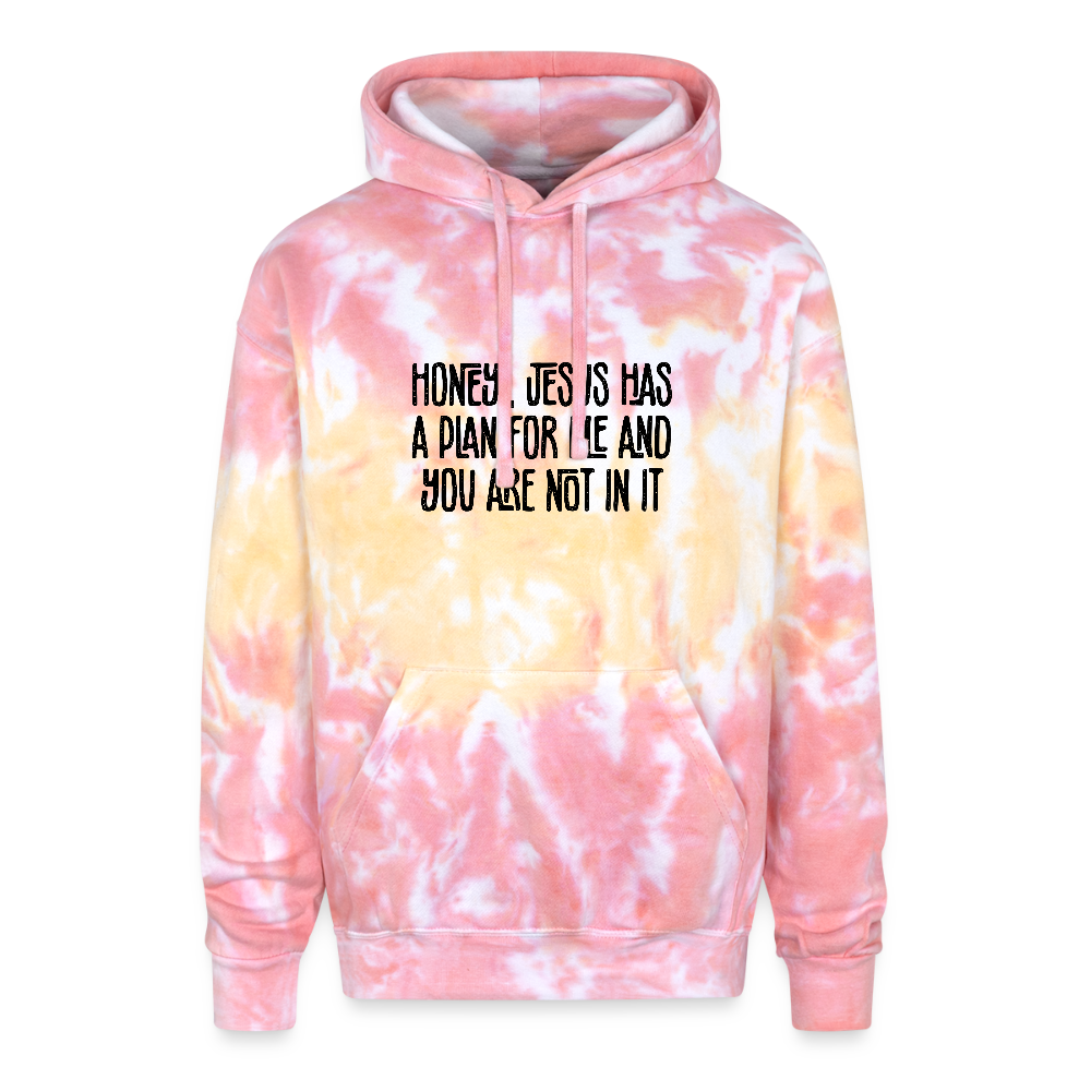 You Are Not In It Funny Christian Unisex Adult Tie Dye Hooded Sweatshirt - ClaimedbyGodDesigns