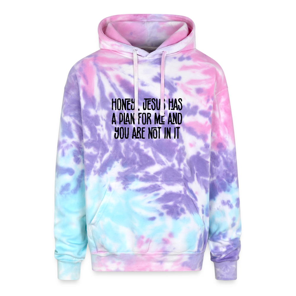 You Are Not In It Funny Christian Unisex Adult Tie Dye Hooded Sweatshirt - ClaimedbyGodDesigns