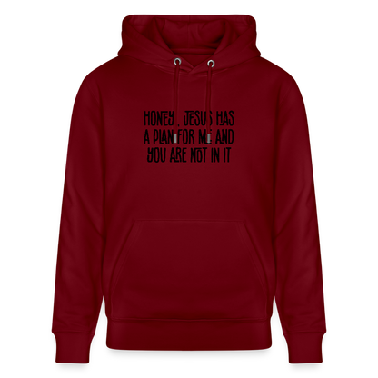 You Are Not In It Funny Christian Unisex Cruiser Organic Hooded Sweatshirt - ClaimedbyGodDesigns