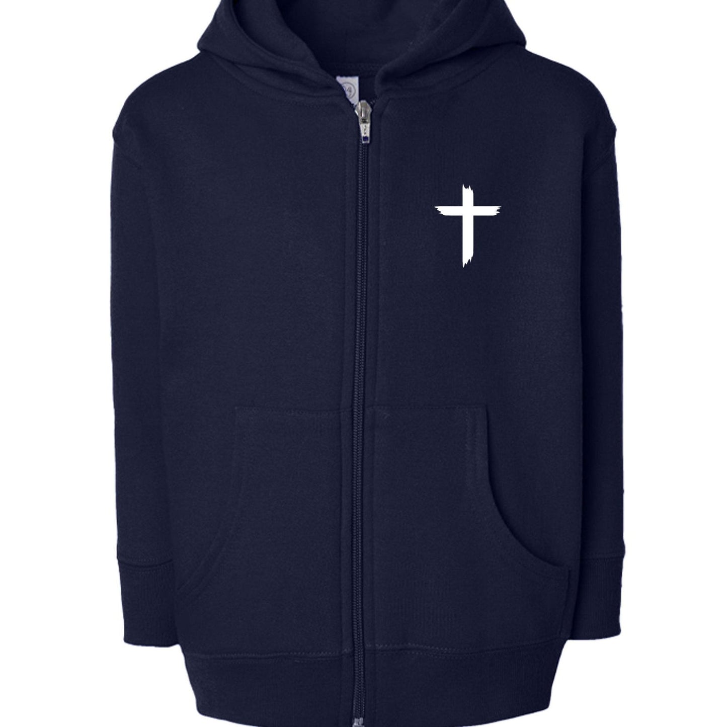 You Were Worth It Signed Jesus Toddler Christian Full-Zip Hooded Sweatshirt - ClaimedbyGodDesigns