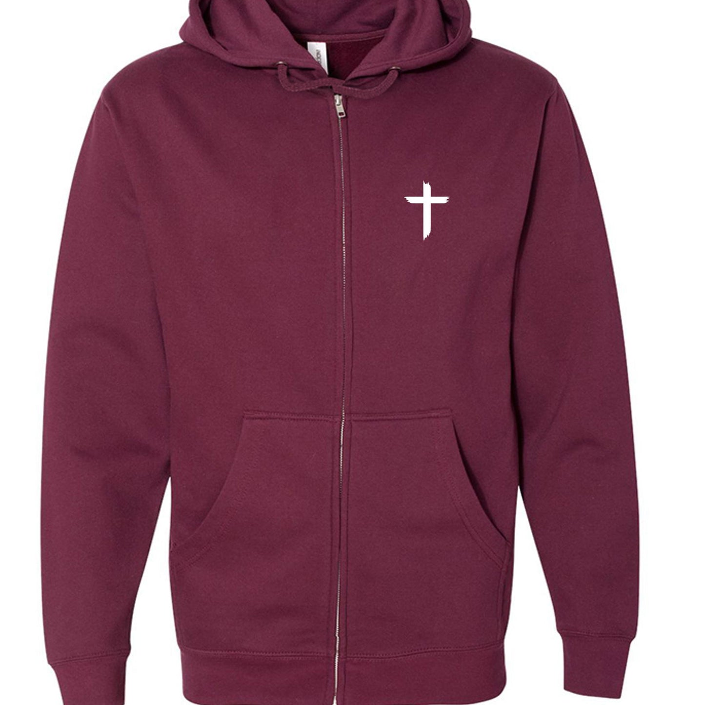 You Were Worth It Signed Jesus Unisex Full-zip Hooded Sweatshirt - ClaimedbyGodDesigns
