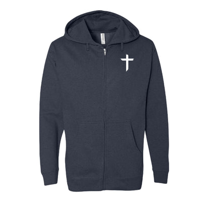 You Were Worth It Signed Jesus Unisex Full-zip Hooded Sweatshirt - ClaimedbyGodDesigns