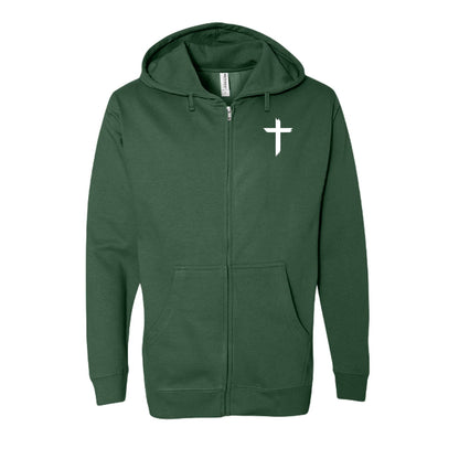 You Were Worth It Signed Jesus Unisex Full-zip Hooded Sweatshirt - ClaimedbyGodDesigns