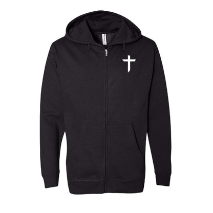 You Were Worth It Signed Jesus Unisex Full-zip Hooded Sweatshirt - ClaimedbyGodDesigns
