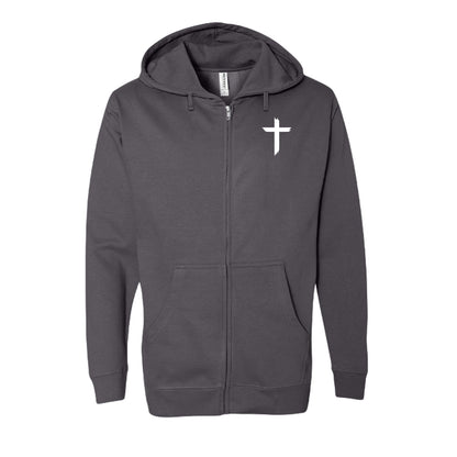 You Were Worth It Signed Jesus Unisex Full-zip Hooded Sweatshirt - ClaimedbyGodDesigns