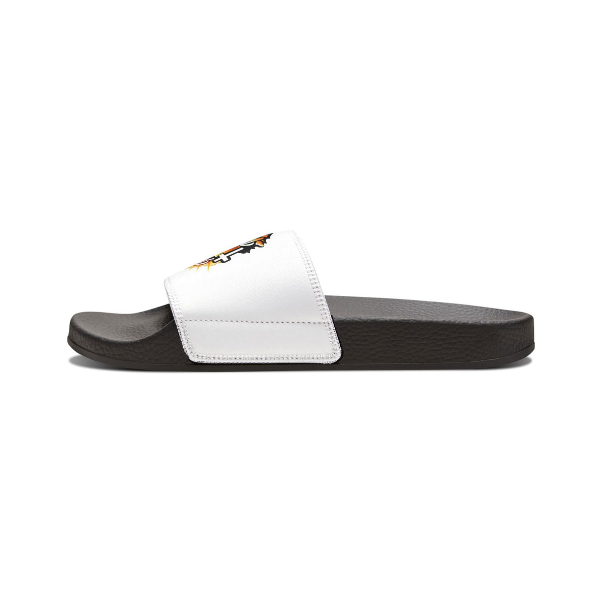 Youth Christian Slides — “Match My Faith Walk” Graphic Sandals - ClaimedbyGodDesigns
