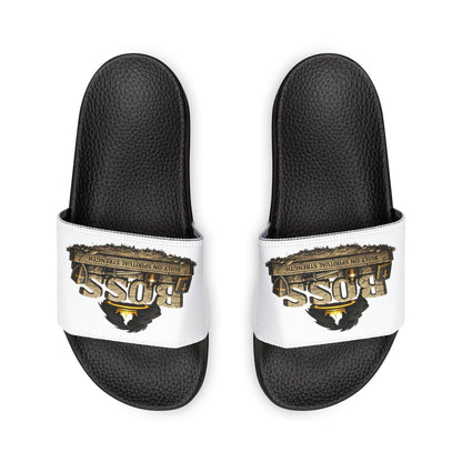 Youth 'Boss' Adjustable Strap Slide Christian Sandals - ClaimedbyGodDesigns